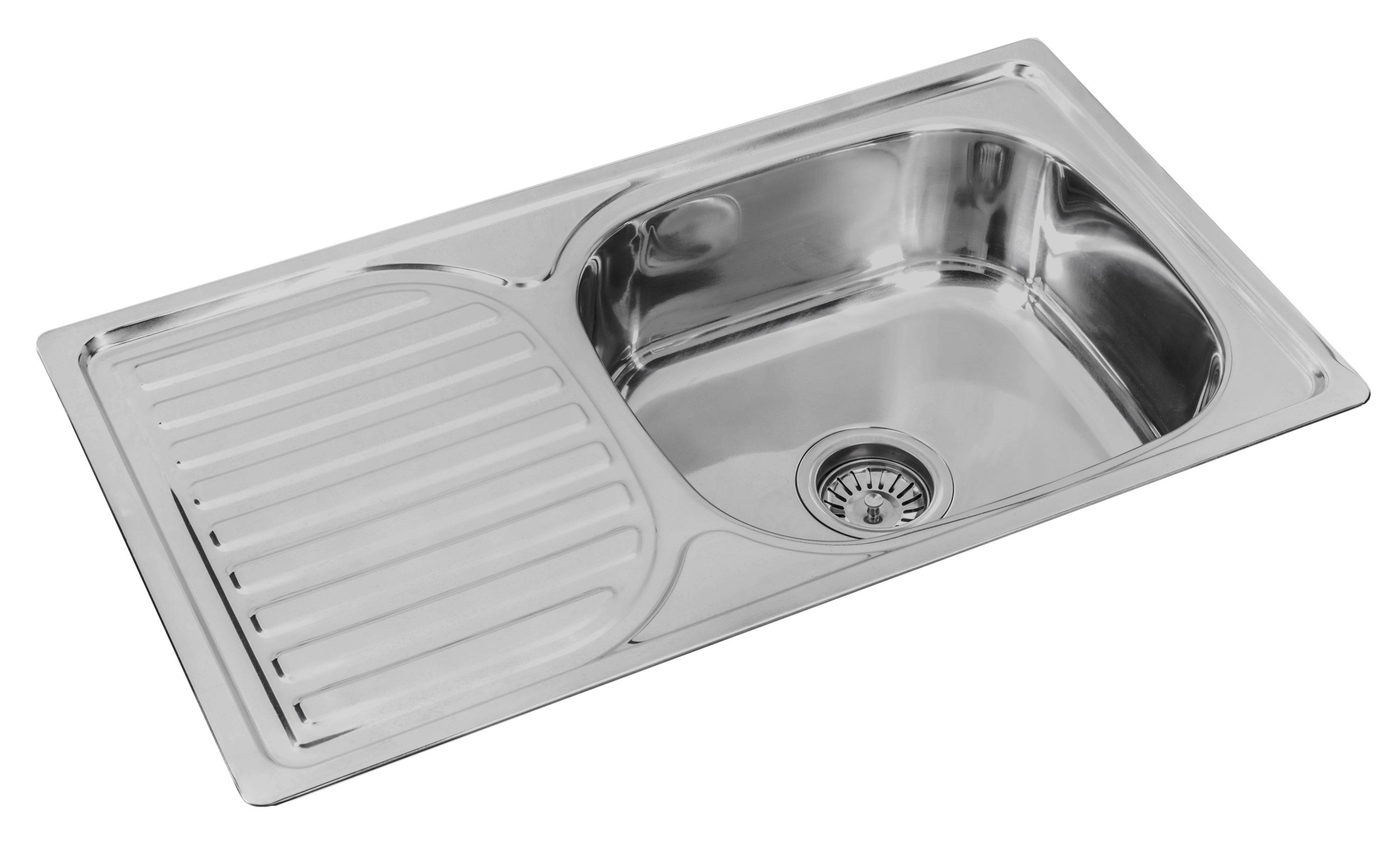 Мойка кухонная Lemax нержавеющая сталь сифон (LE-5004 CH) - фото 2