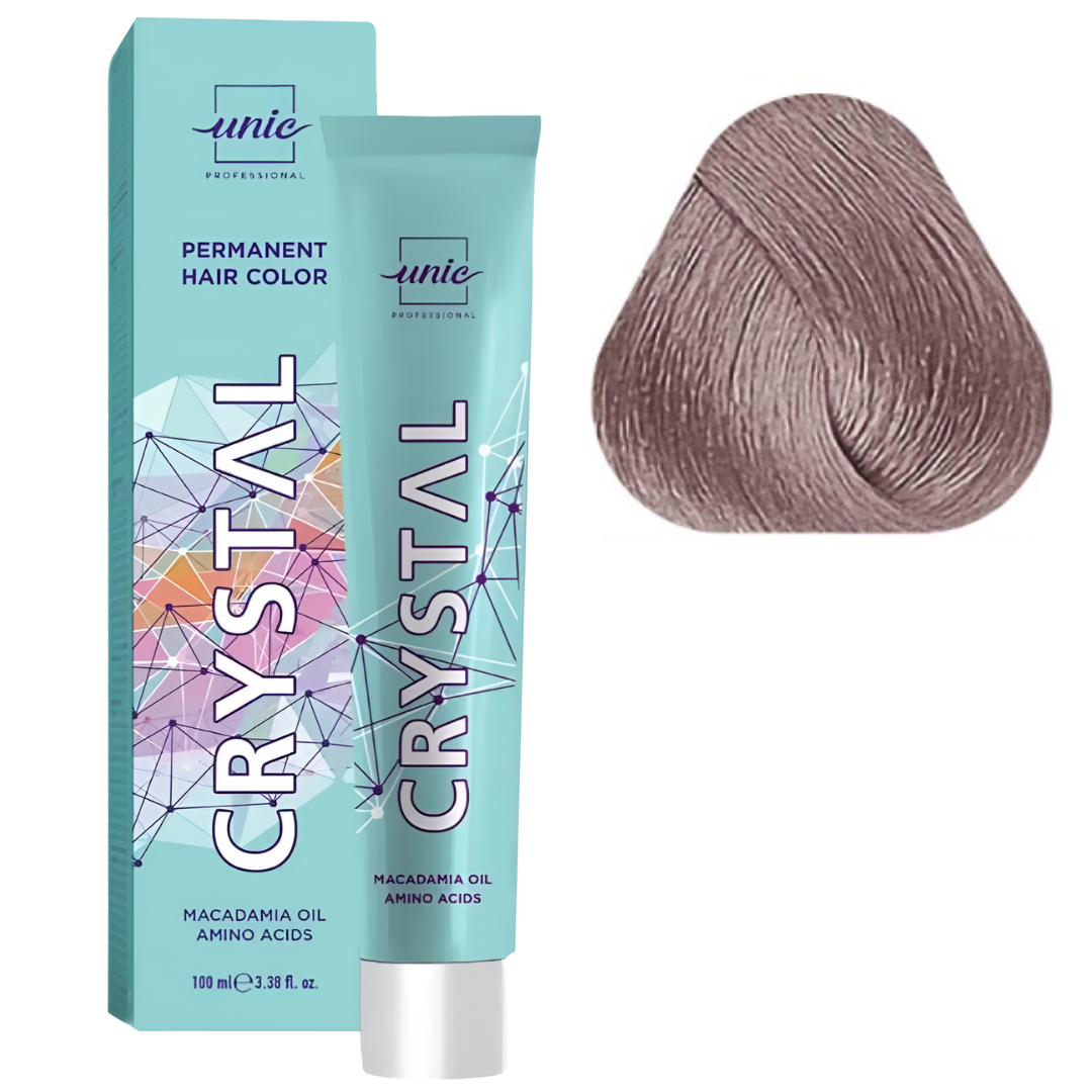 Крем-фарба Unic Crystal стійка 100 мл 9/65 Блонд фіолетово-червоний