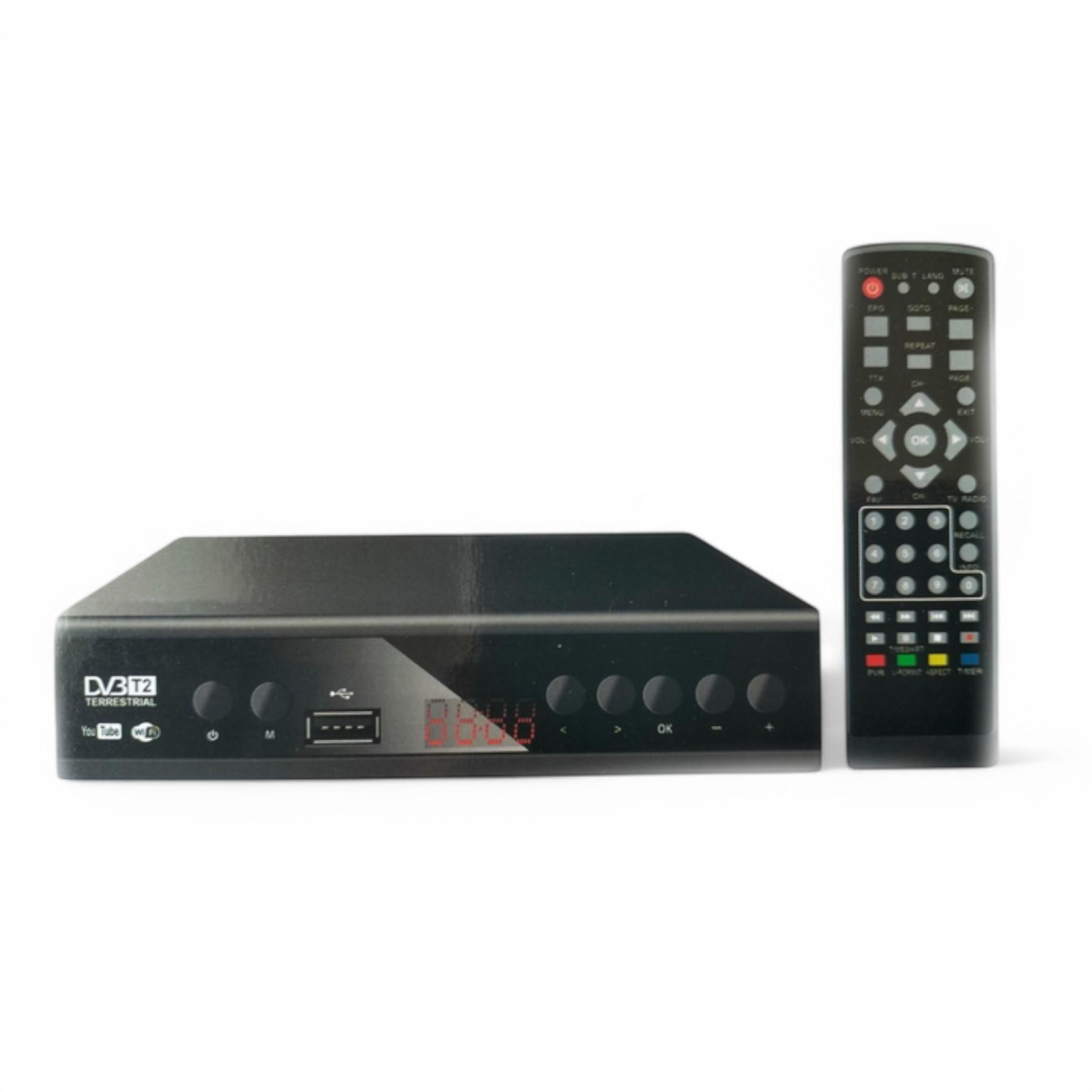 Приймач з екраном DVB-T2 Megogo M8 цифровий ефірний IPTV/YouTube/WiFi/MP4/1080 (Т_М 8)