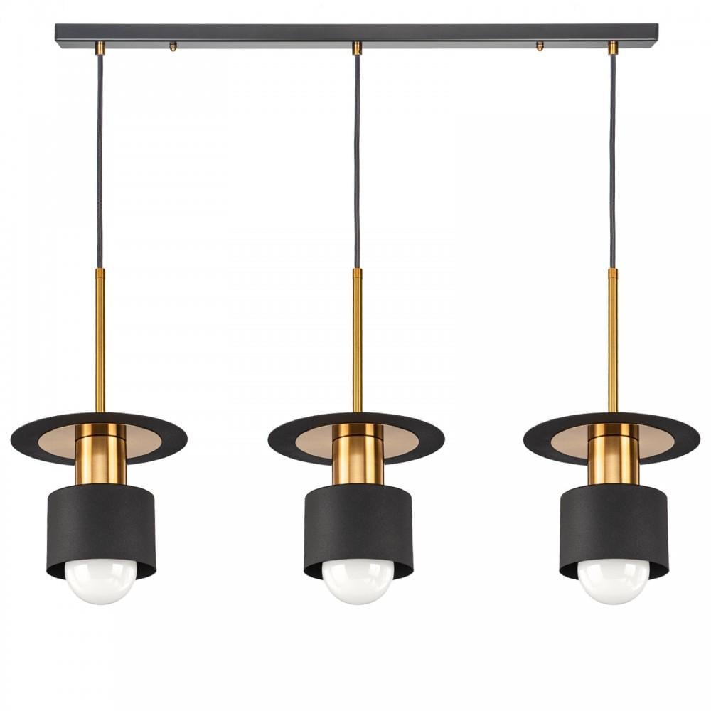 Светильник подвесной GATSBY-3 на планке Black - фото 1 Светильник подвесной GATSBY-3 на планке Black - фото 1