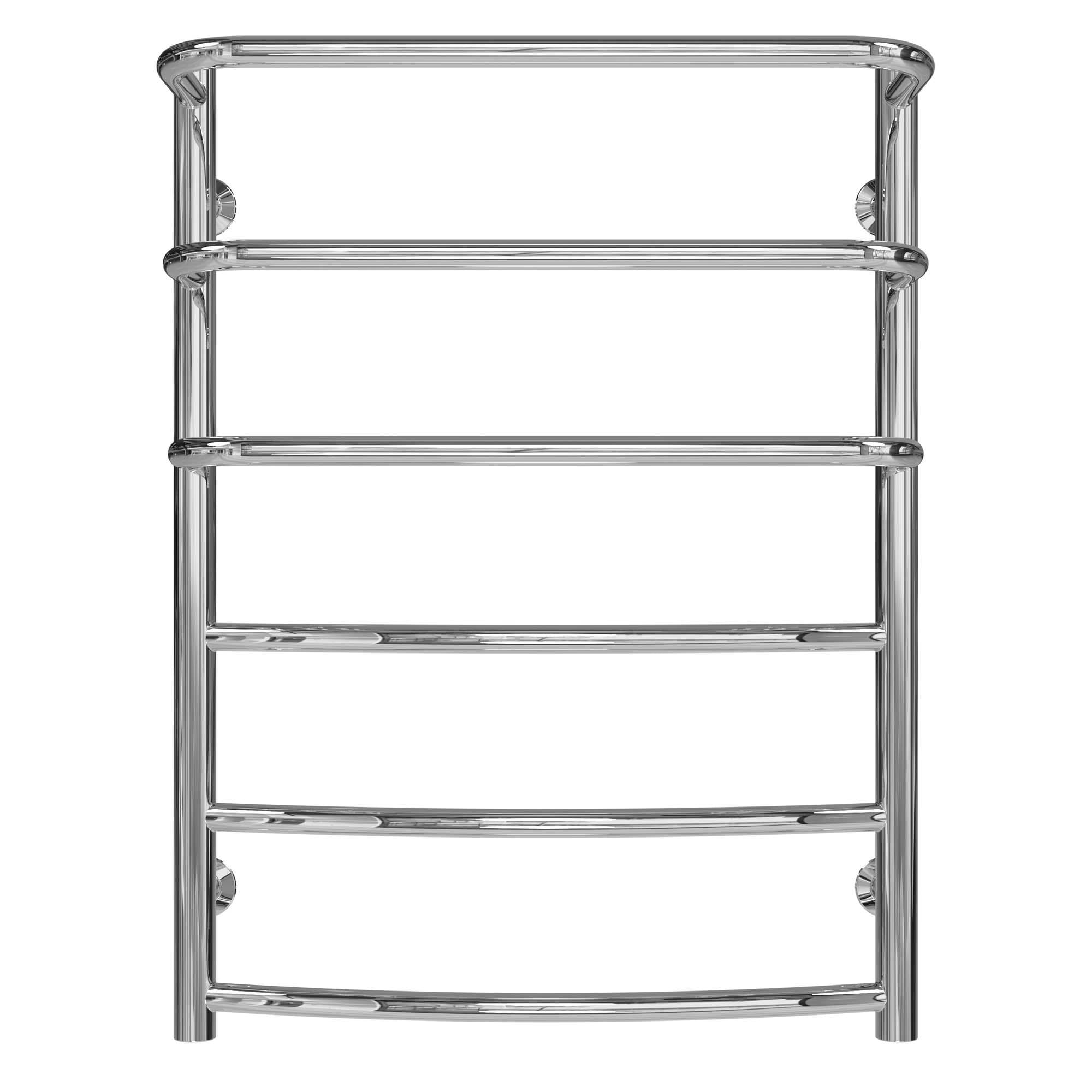 Полотенцесушитель водяной Deffi Каскад Дуга П6 нижнее подключение нержавеющая сталь 500х700 мм Хром (C.KD.70.50.6.C.A)