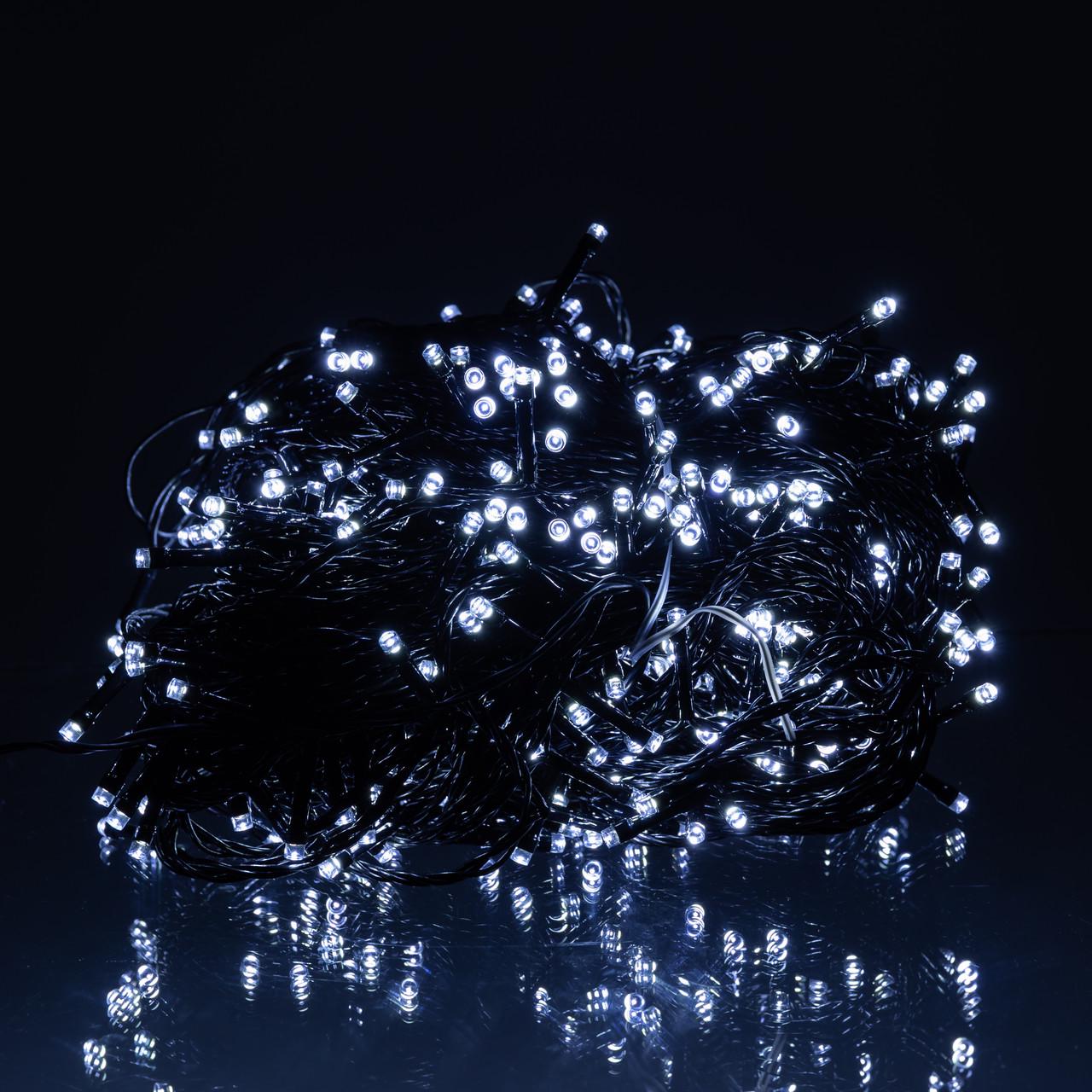 Гирлянда Нитка уличная 500 LED 50 м Черный/Белый (CF500L50MBW)