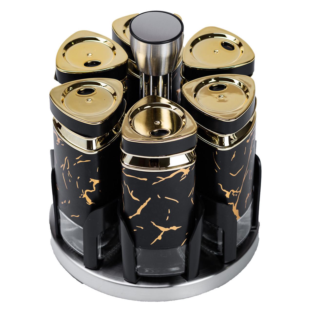 Набір баночок для спецій 6 шт. по 120 мл (HP1355) - фото 2 Набір баночок для спецій 6 шт. по 120 мл (HP1355) - фото 2