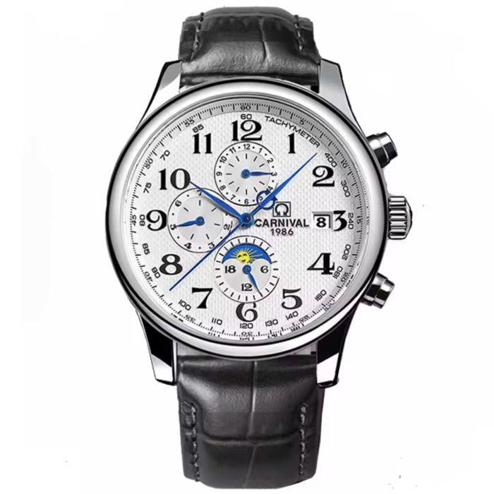 Часы мужские Carnival Masters со стальным корпусом 39х12 мм Серебро (150-96-8710)