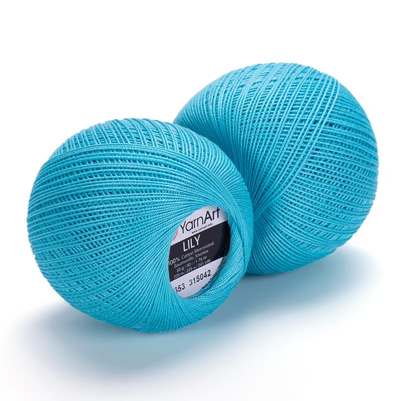 Пряжа YarnArt Lily 5353 Бирюзовый