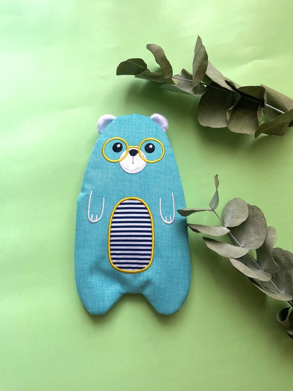 Игрушка-грелка Мишка от колик для новорожденных Голубой (1643610505) - фото 3 Игрушка-грелка Мишка от колик для новорожденных Голубой (1643610505) - фото 3