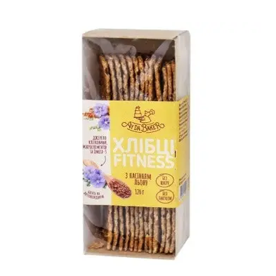 Хлебцы Fitness с семенами льна Ay Da Baker 120 г (1850017795)