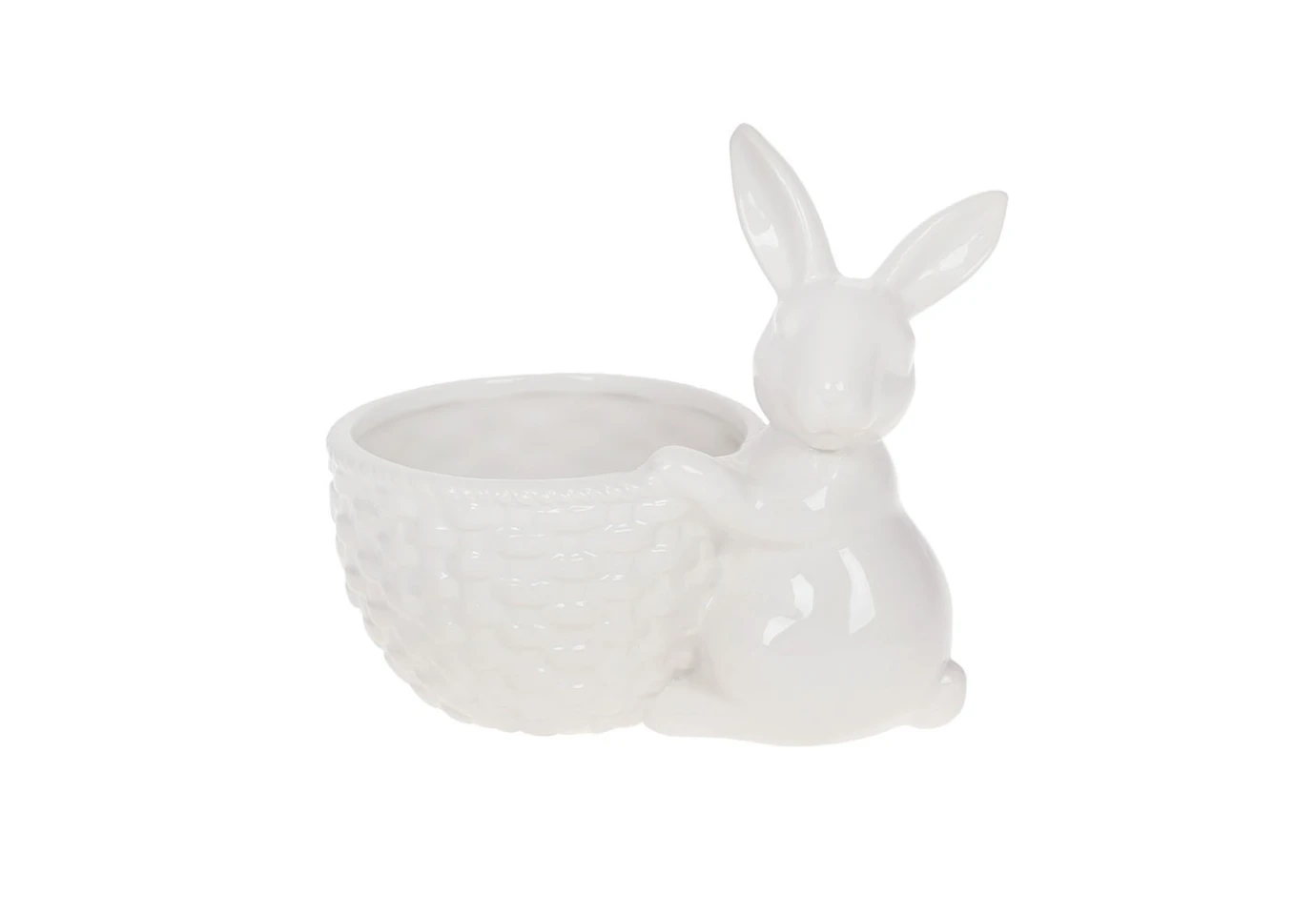 Ваза-кашпо декоративная BonaDi Кролик с корзинкой h 16 см (733-389) Ваза-кашпо декоративная BonaDi Кролик с корзинкой h 16 см (733-389)