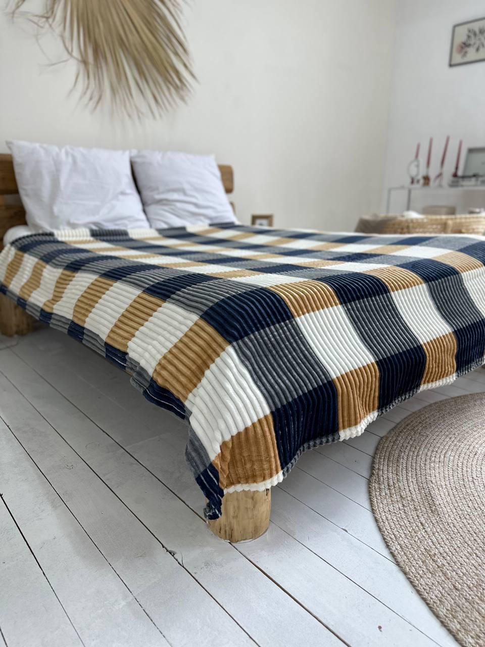 Плед-покрывало Nova В полосу 200х220 см Разноцветный (00564-5)