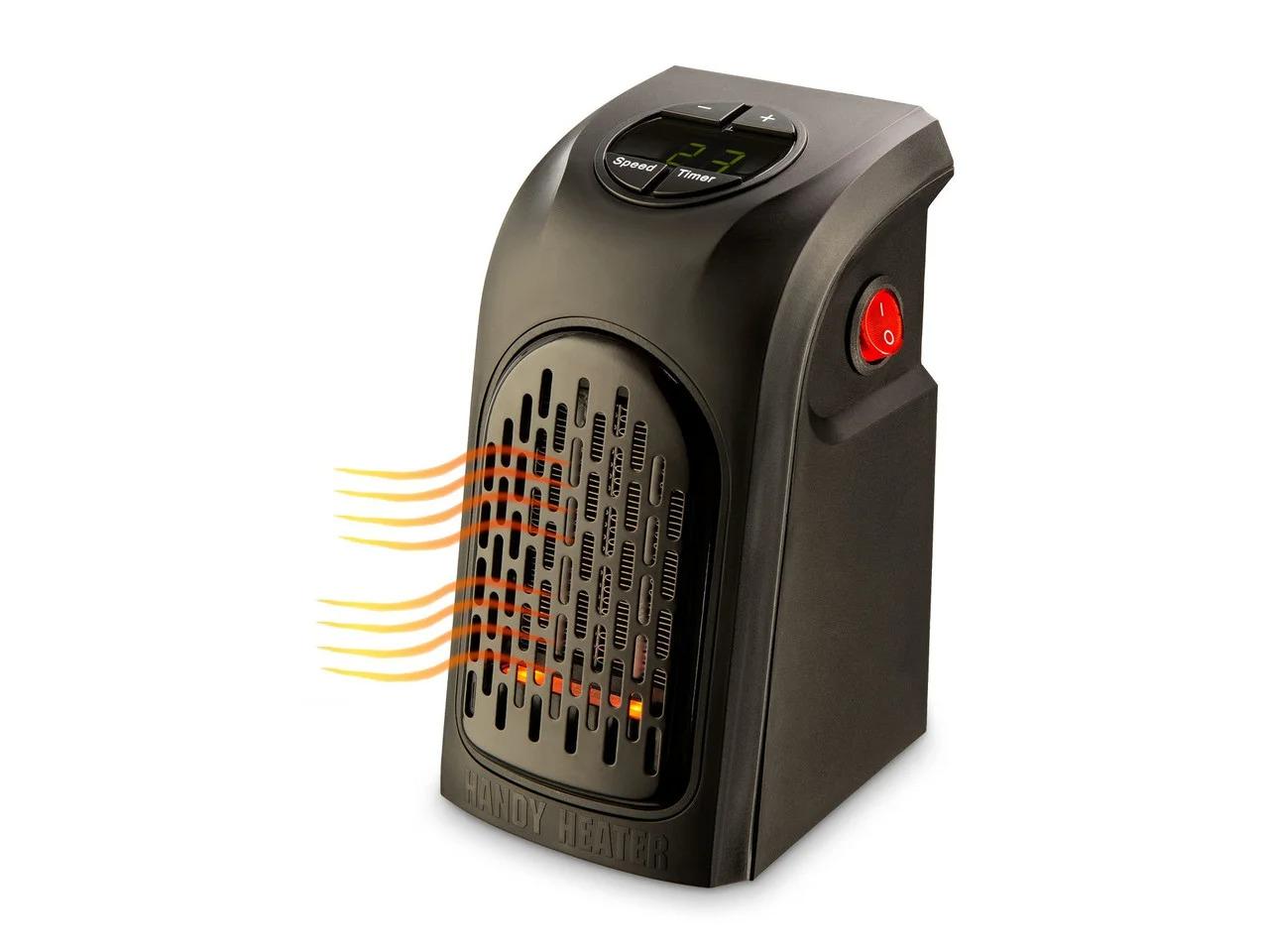 Тепловентилятор Handy Heater 400W керамічний 2 режими Black