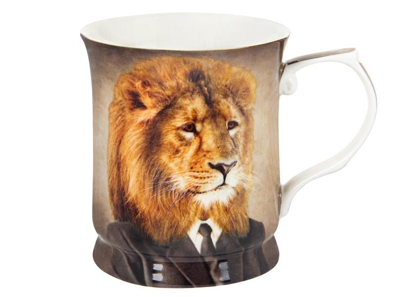 Чашка фарфоровая Lefard Лёвамен 400 мл Коричневый (924-623)