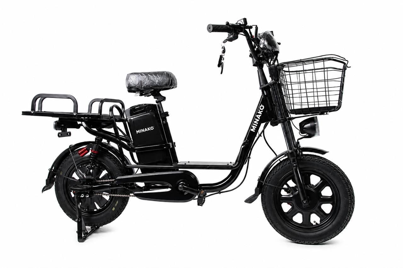 Електровелосипед MINAKO Monster PRO з PASS-системою 2000W 60V 30Ah Чорний (ММР-2000-60-30)
