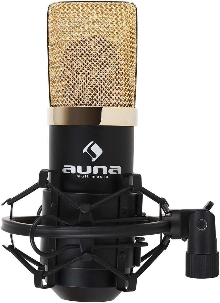 Микрофон конденсаторный Auna MIC-900WH-LED USB (10011711)