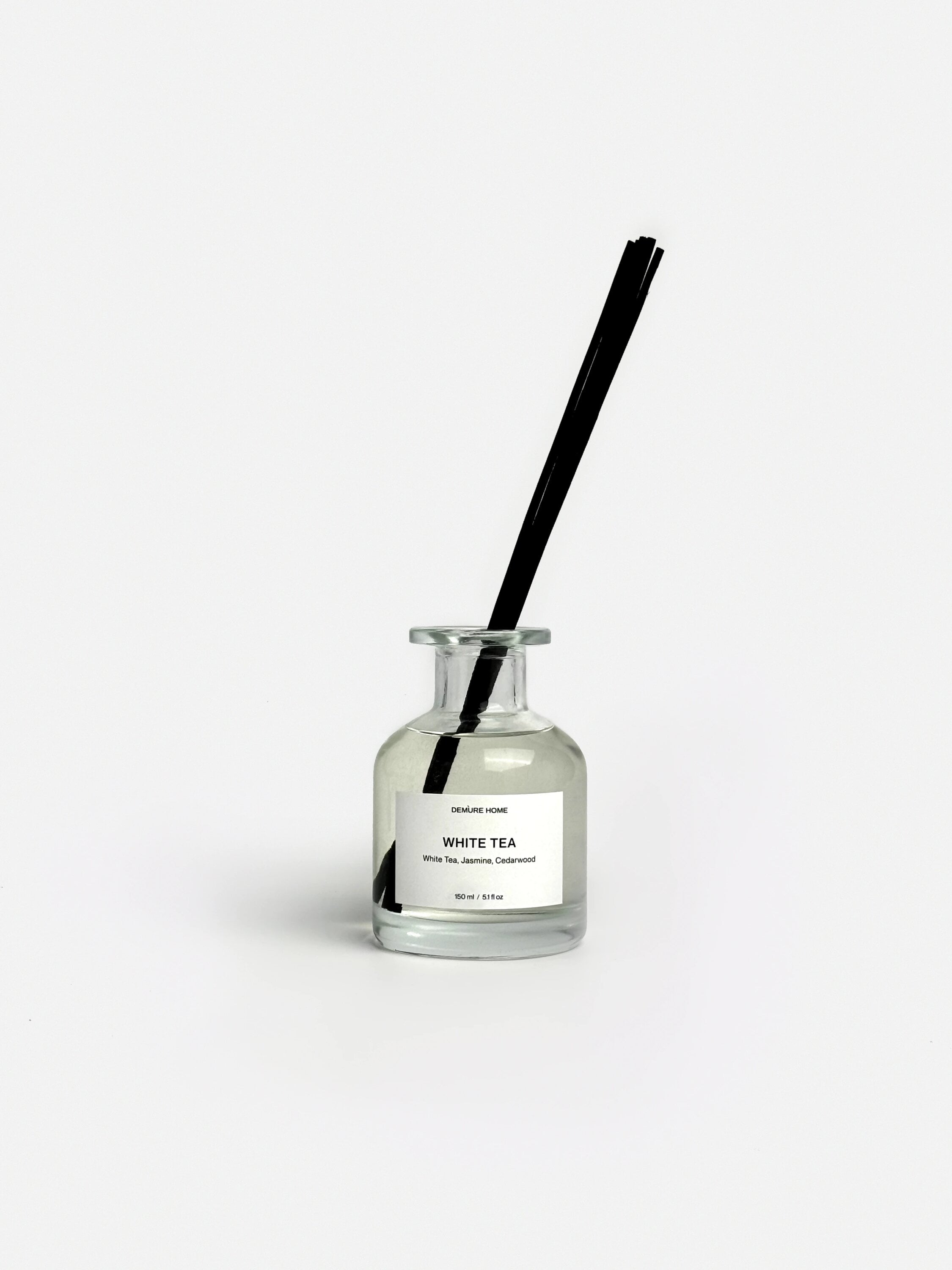 Аромадиффузор с палочками Demure Home White Tea Crystal 150 мл Прозрачный (20200406)
