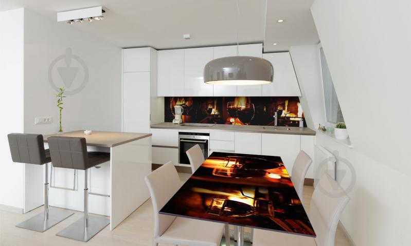 Наклейка виниловая на стол Zatarga «Бокалы» 650х1200 мм Z180344/1st