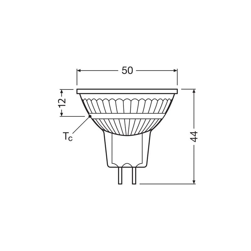 Лампа светодиодная Osram MR16 6,1W 12V 621lm 4000K GU5.3 50x44 мм рефлекторная (4099854458446) - фото 4