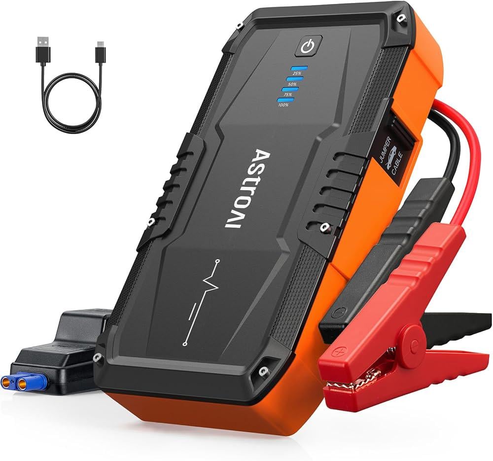 Пусковое устройство для авто AstroAI S8 1500A 12V 37Wh USB Quick Charge