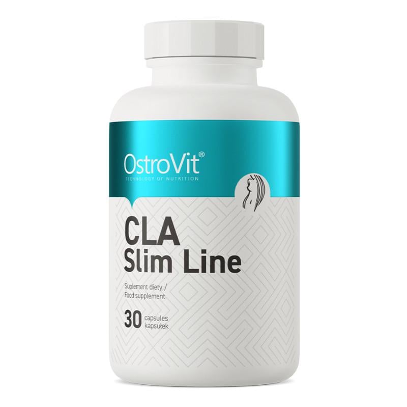 Жироспалювач кон'югована лінолева кислота OstroVit CLA Slim Line 30 капс. (09340-01) - фото 1