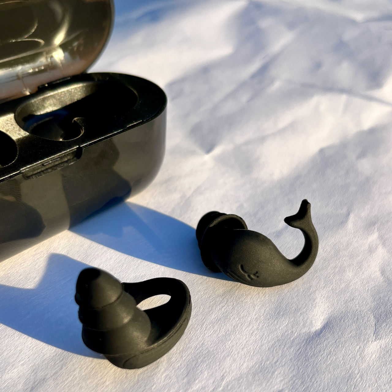 Беруші силіконові анатомічні з потрійними амбушурами Sleepy Sheep Чорний (04-4) - фото 6 Беруші силіконові анатомічні з потрійними амбушурами Sleepy Sheep Чорний (04-4) - фото 6