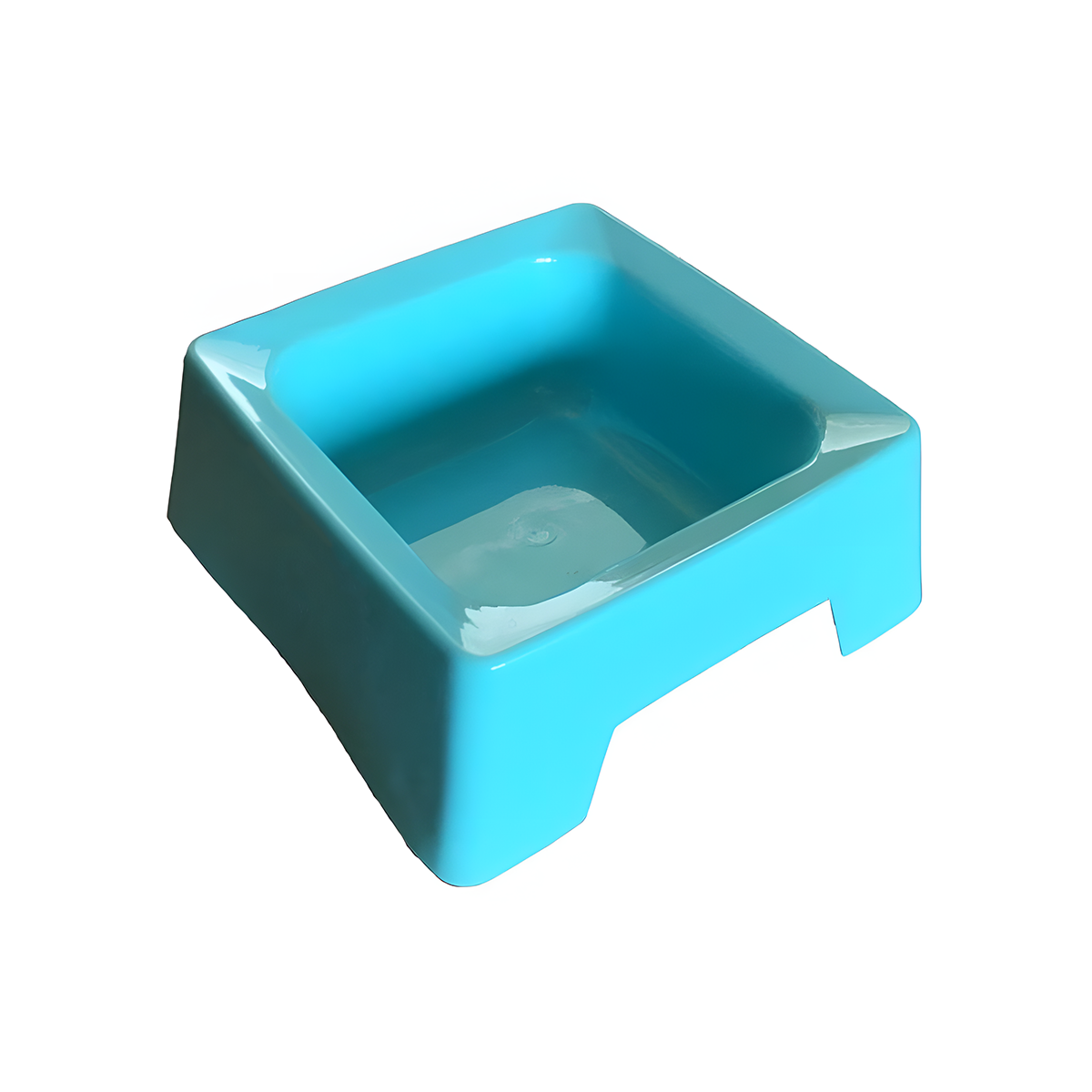 Миска для тварин пластикова квадратна Блакитний (2470732299) - фото 1 Миска для тварин пластикова квадратна Блакитний (2470732299) - фото 1