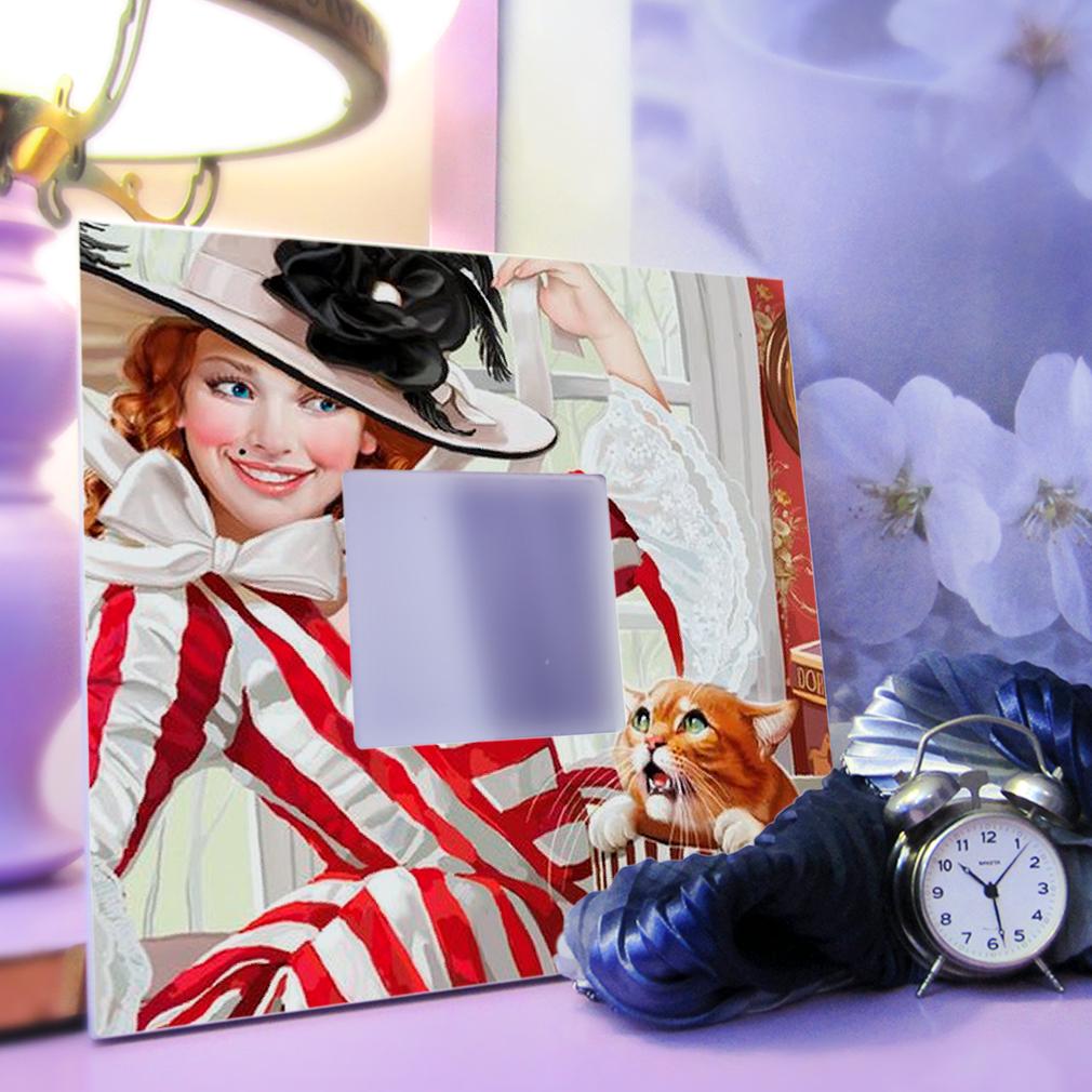 Дзеркало декоративне Кокетка 260х260 мм (M00542) - фото 3 Дзеркало декоративне Кокетка 260х260 мм (M00542) - фото 3