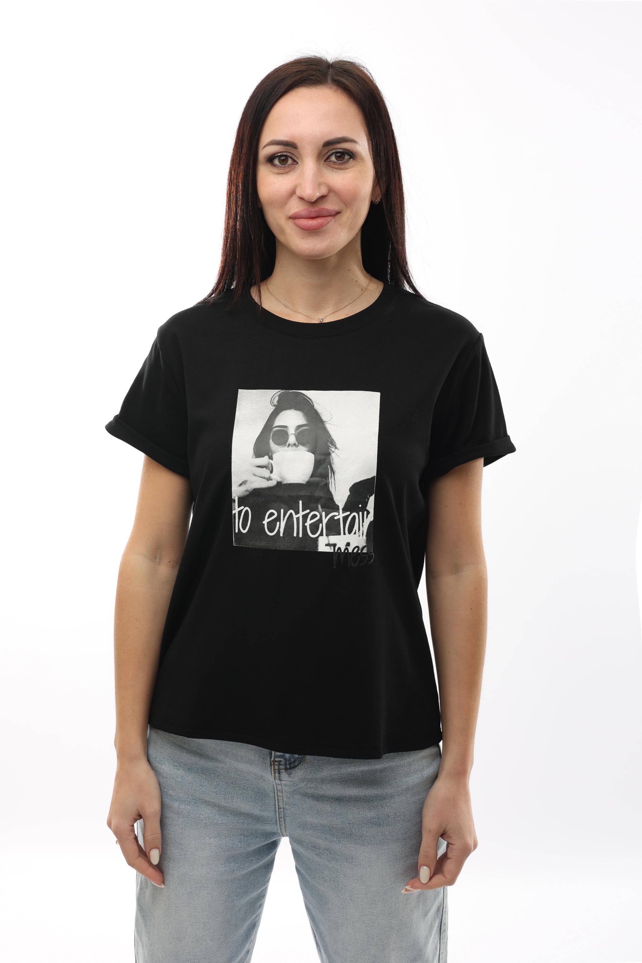 Футболка женская est. 1991 S Черный (277695-S)