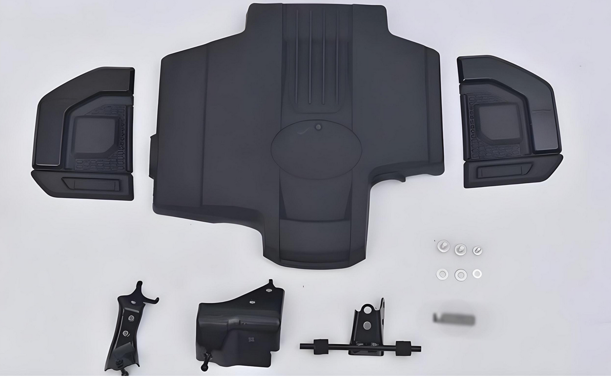 Крышка двигателя декоративная Cixtai для Toyota Land Cruiser Prado 250 ABS-пластик Черный (148042) Крышка двигателя декоративная Cixtai для Toyota Land Cruiser Prado 250 ABS-пластик Черный (148042)