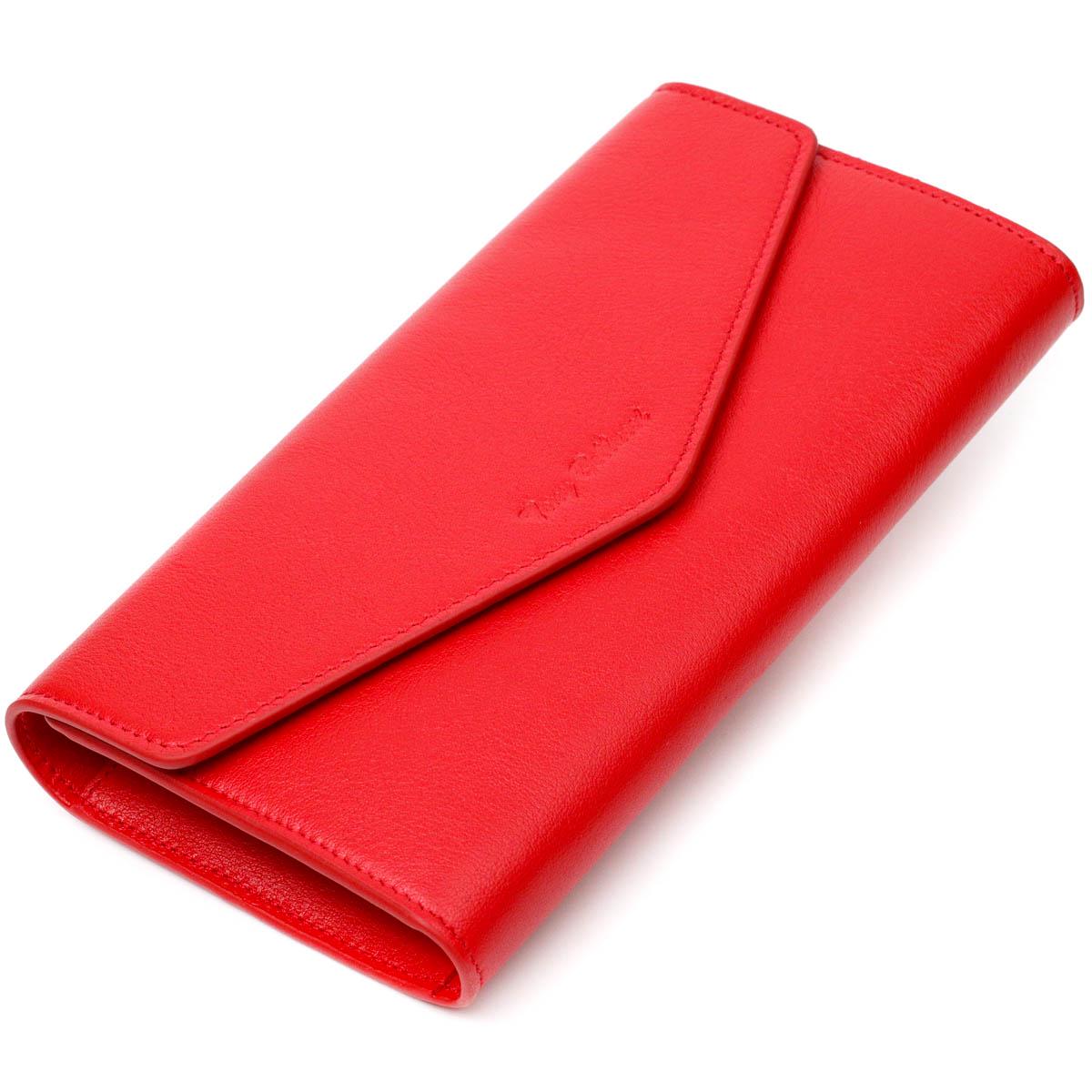 Портмоне для женщин Tony Bellucci Wallet 21977 из натуральной кожи Красный (56178)