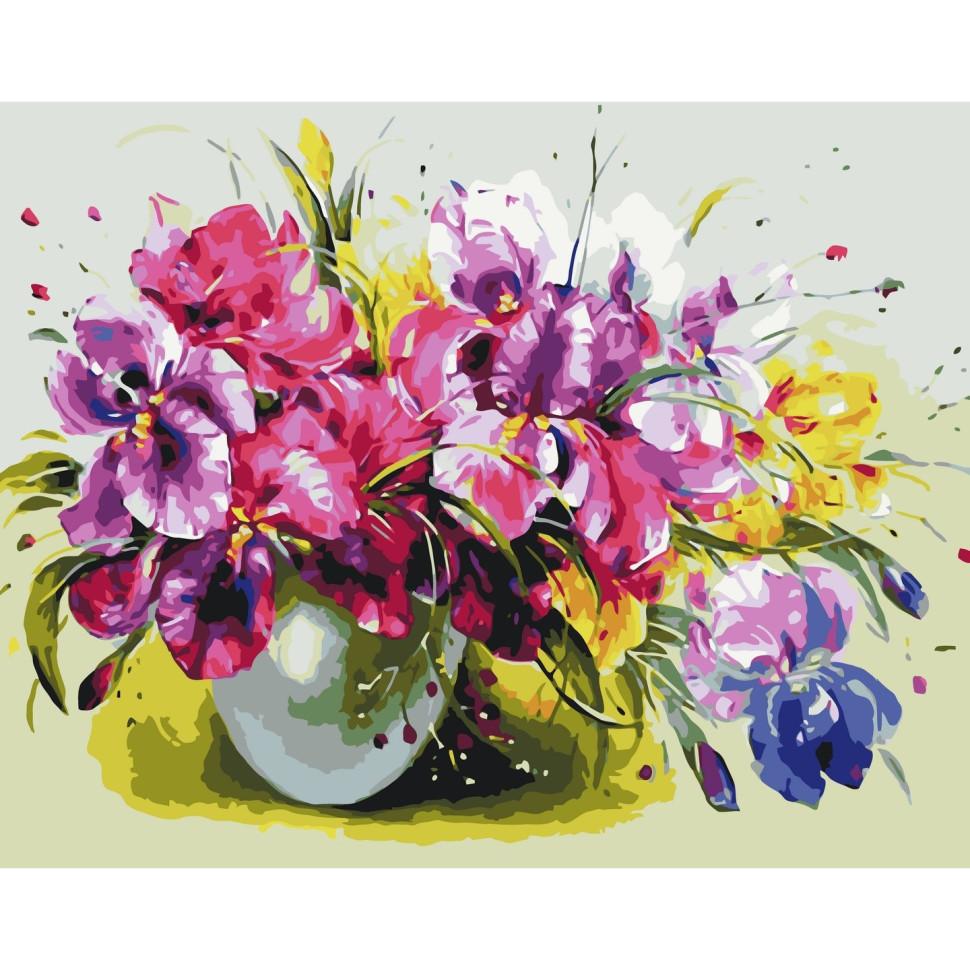Картина по номерам Art Craft Красочные ирисы 40x50 см (13139-AC)