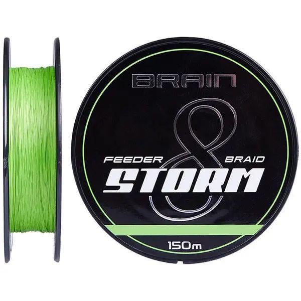 Шнур Brain Storm 8X 0,06 мм 8lb/3,8 кг 150 м Lime (1860062277)