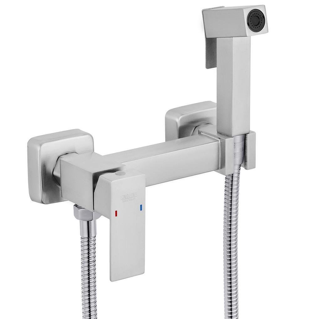 Смеситель для гигиенического душа Kroner CV031897 настенного монтажа Сатин (194389)