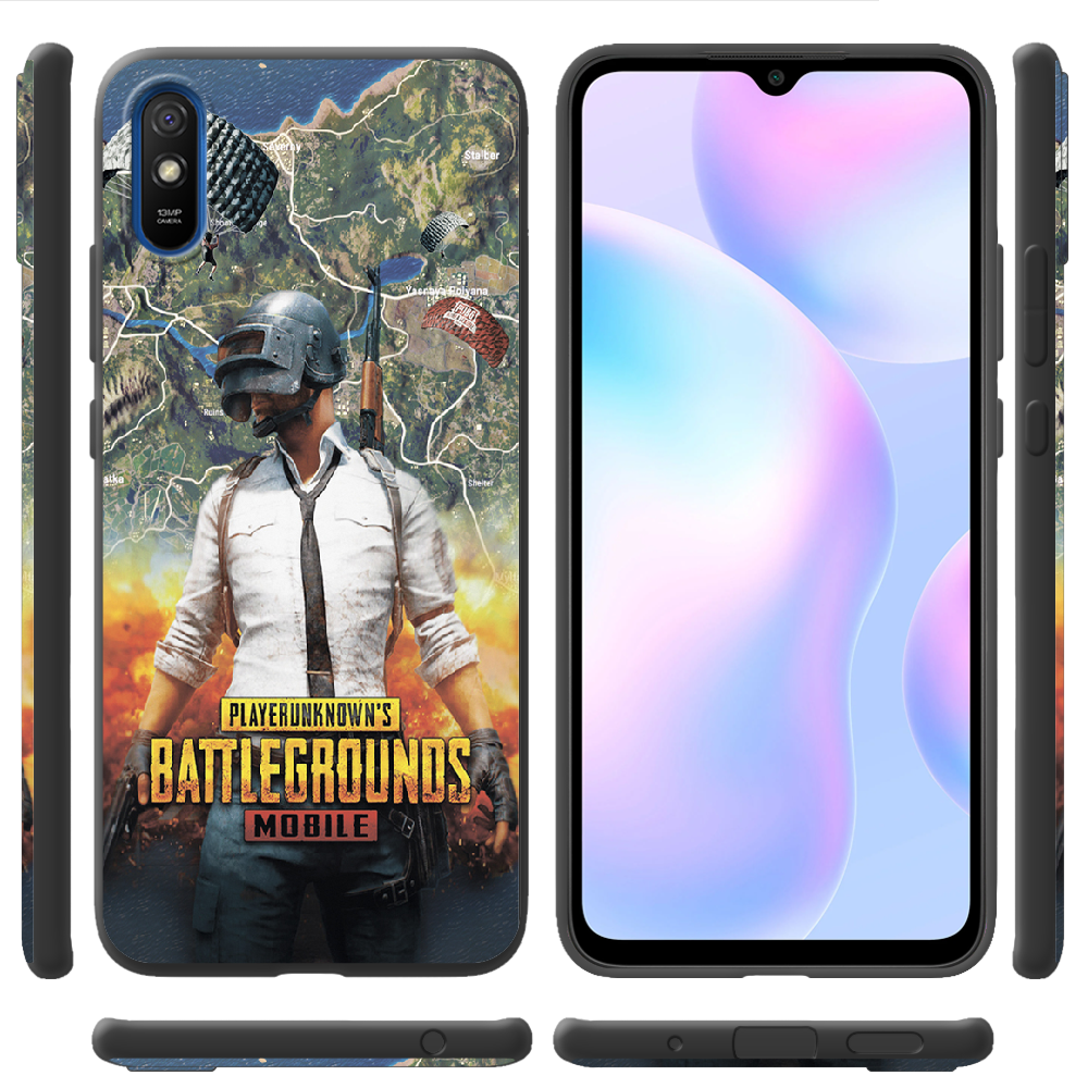 Чехол BoxFace Xiaomi Redmi 9A PUBG Mobile Черный силикон (40304-up2309-40509) - фото 2