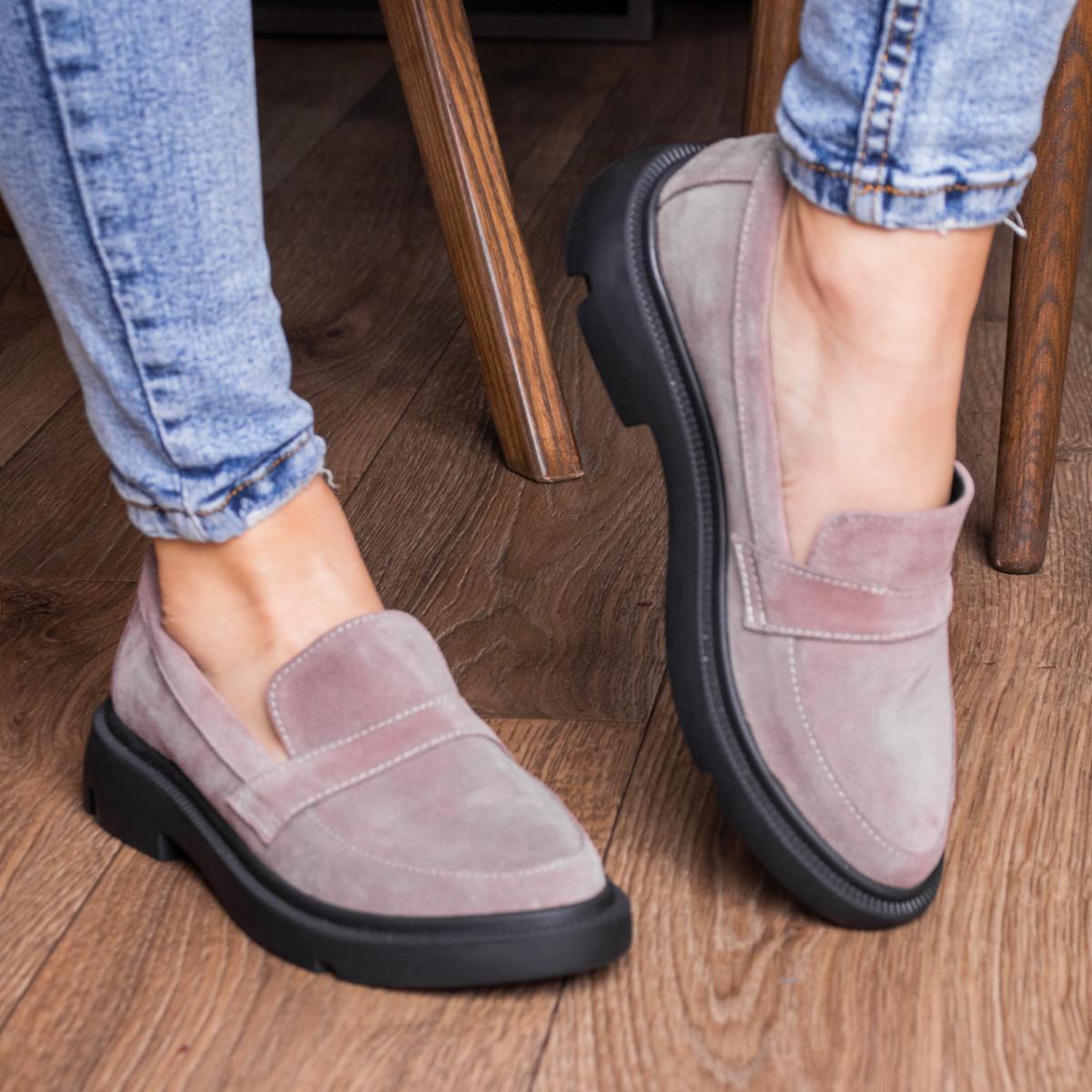 Лоферы женские Fashion р. 39 25 см Коричневый (3125)