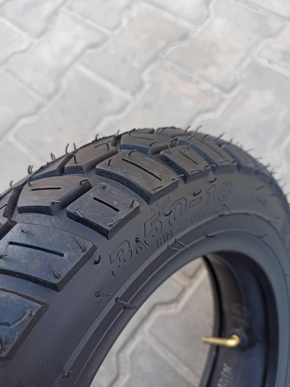 Мотошина SC-Tyre SC-124 R10 3.50-10 з камерою на скутер Honda/Suzuki/Yamaha (1985424474) - фото 3