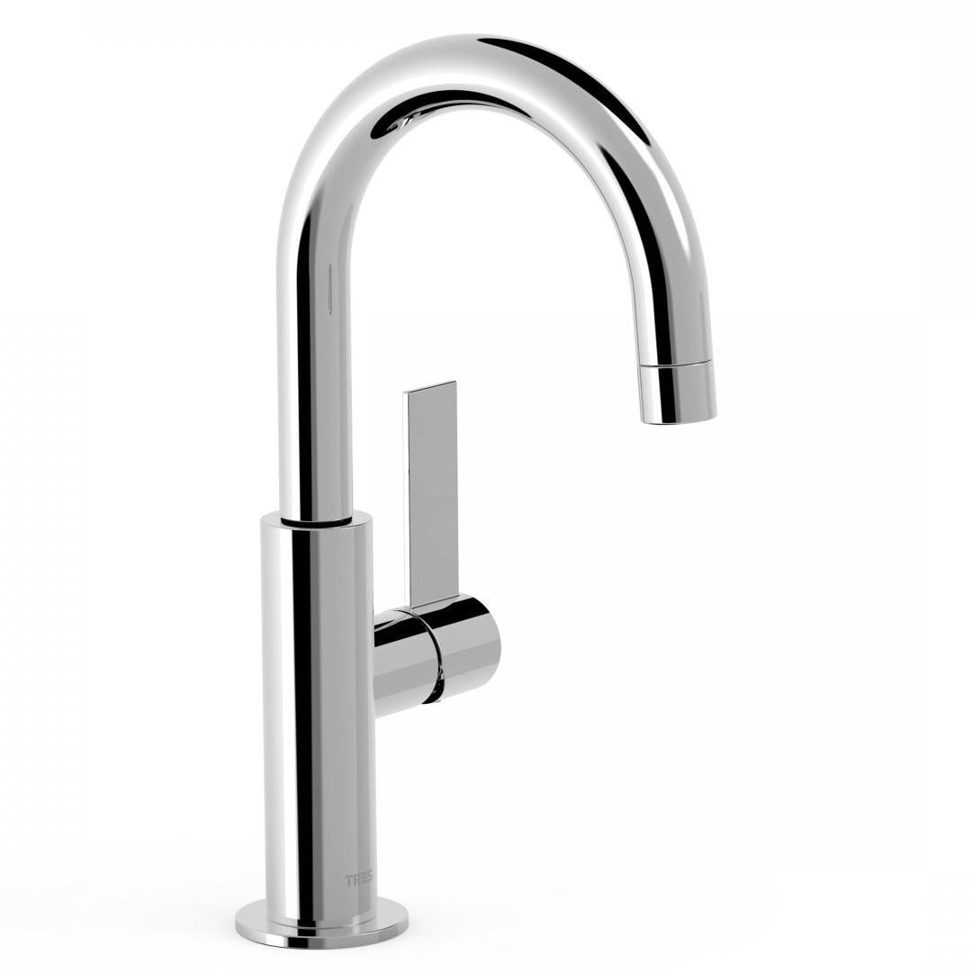 Смеситель для умывальника Tres Project 21190401 однорычажный Хром (113393)