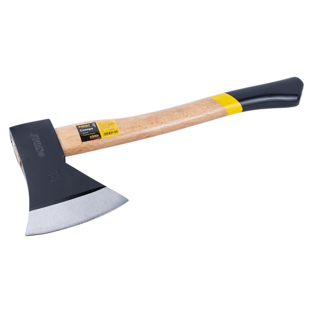 Топор с деревянной ручкой Sigma 1000 г (4321341) - фото 2