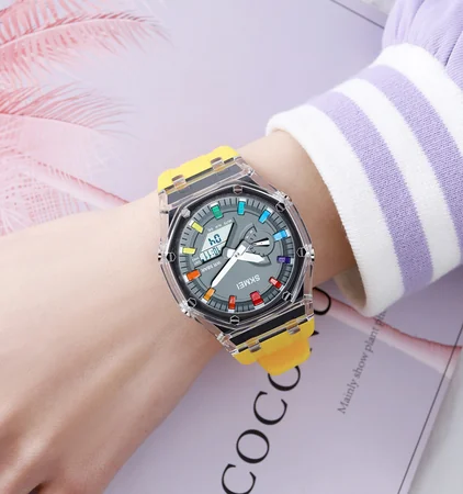 Наручные часы Skmei 2100YL Yellow - фото 3 Наручные часы Skmei 2100YL Yellow - фото 3