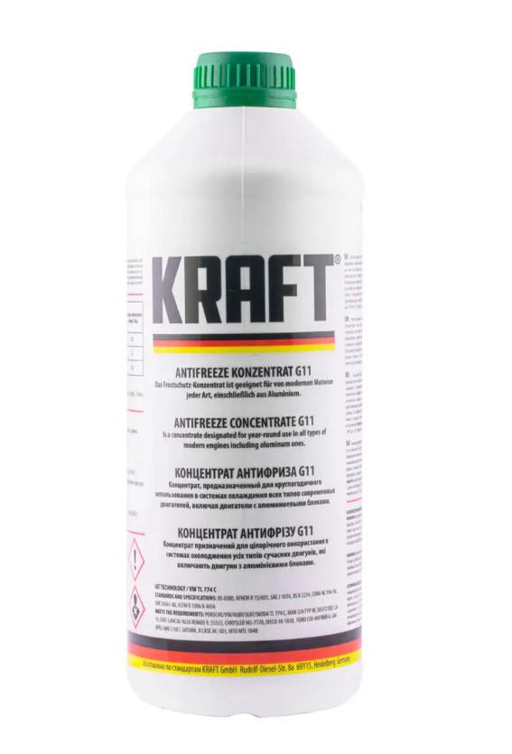 Антифриз концентрат Kraft KF118 1,5 кг Зелений