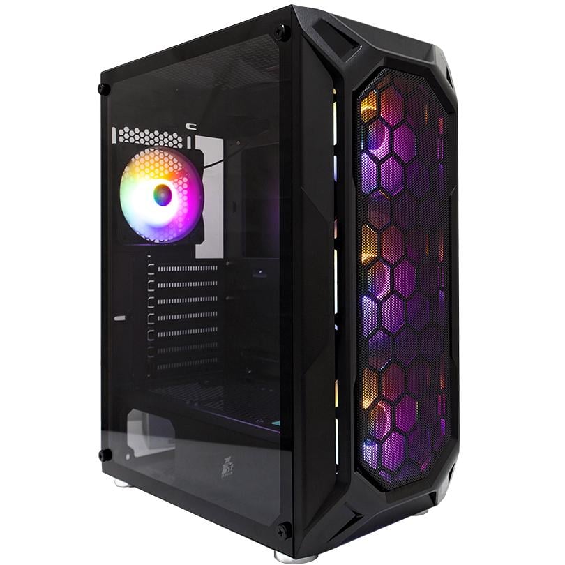 Компьютерный корпус без блока питания 1stPlayer X6-BK-4F1 Black (X6-BK-4F1)