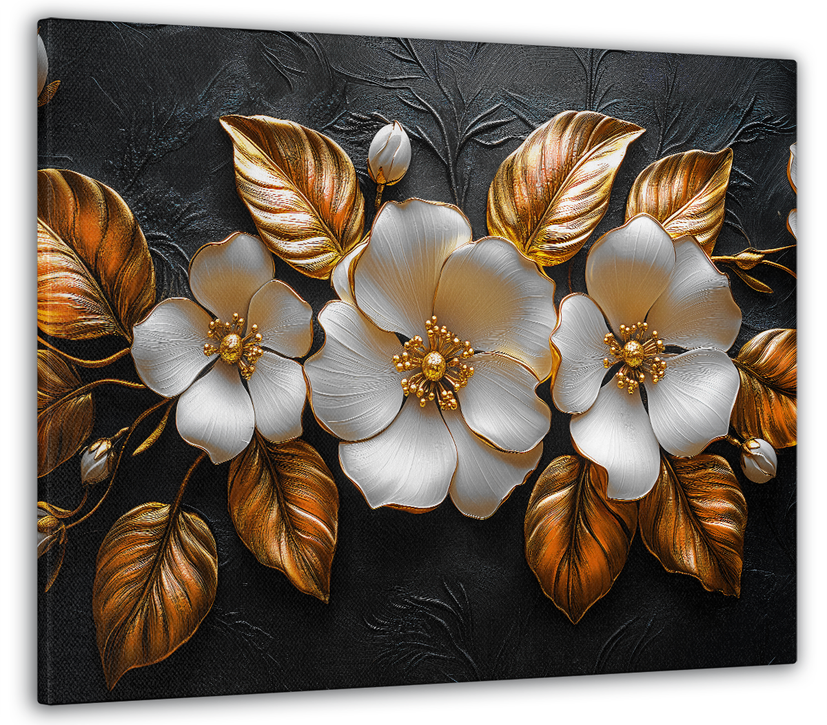 Картина на холсте МАКО Золото на черном 50x70 см (MK10603_5070)