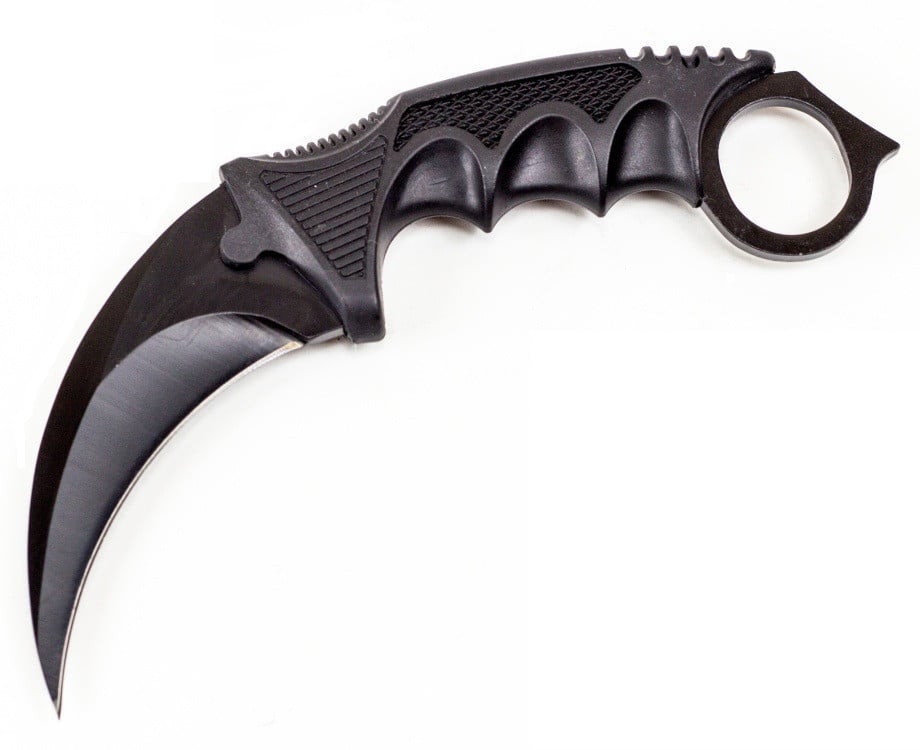 Нож керамбит CS GО Karambit Черный (1002621-Black-0) - фото 2