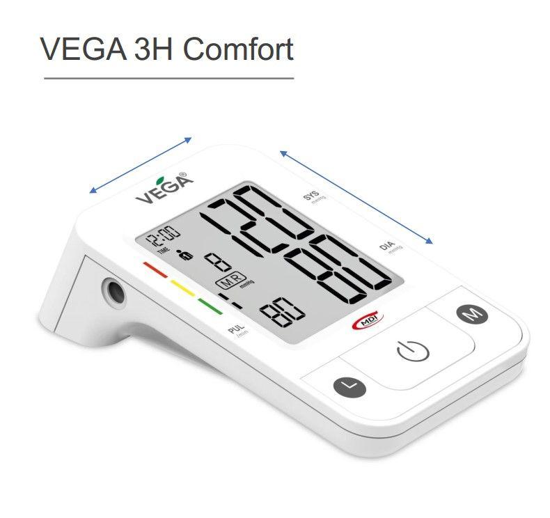 Автоматический тонометр Vega 3H Comfort Micro USB на плечо (18586) - фото 2