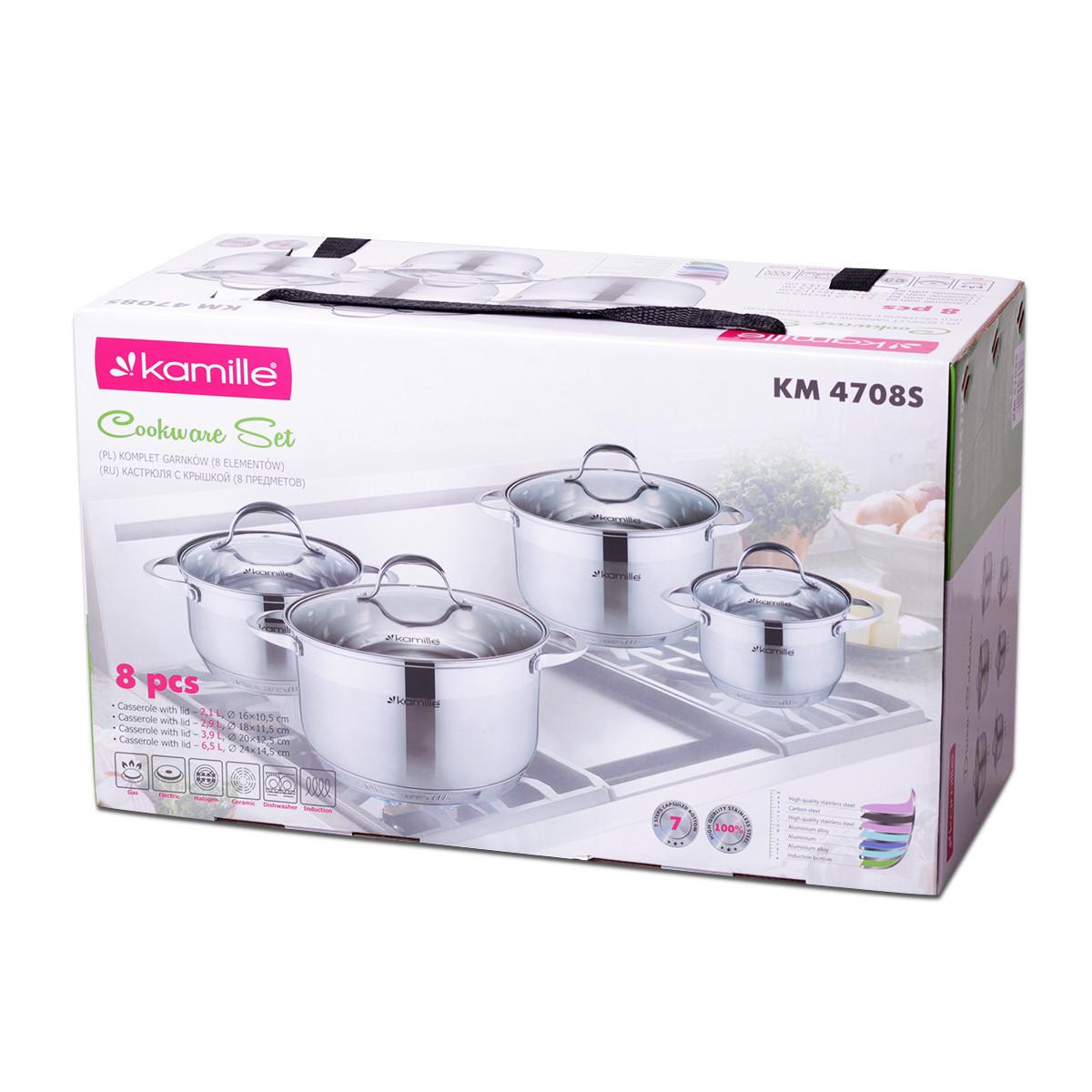 Набір посуду Kamille KM-4708S 8 предметів (2412942420) - фото 8