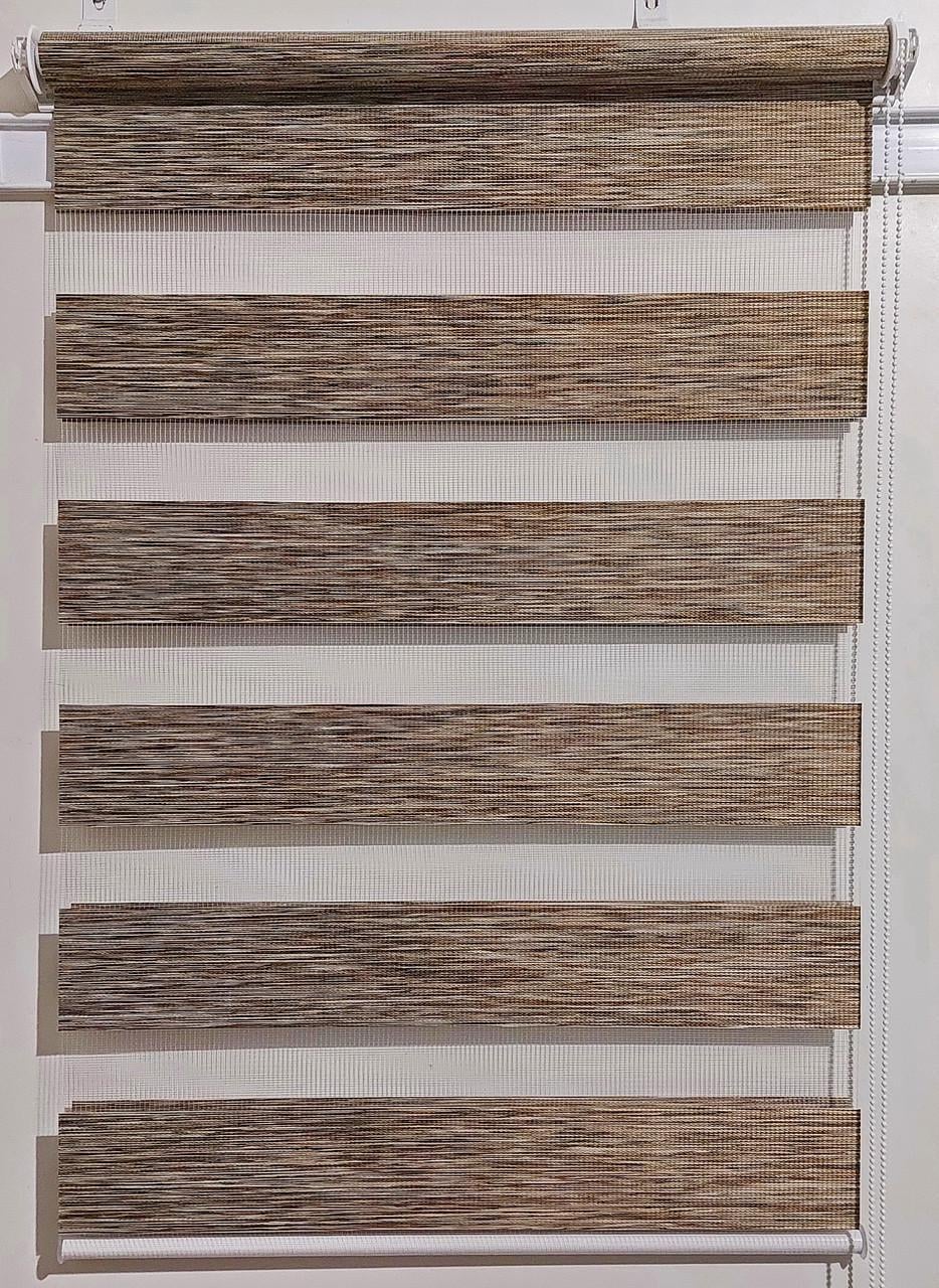 Рулонная штора день-ночь Miranda ВМ-14 122,5х160 см Хаки (ВМ-14-27)