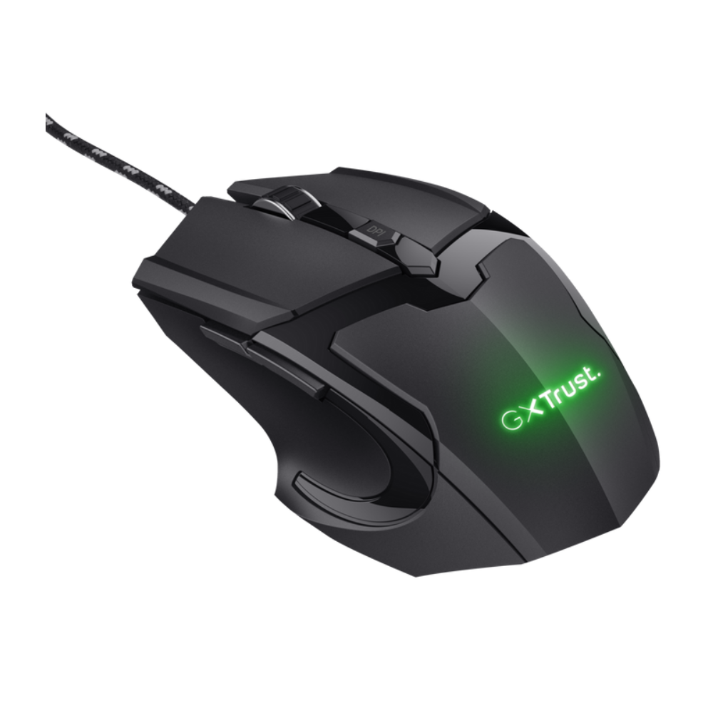 Миша комп'ютерна провідна Trust Basics Gaming 4800 dpi Black (24749) (606668) - фото 2