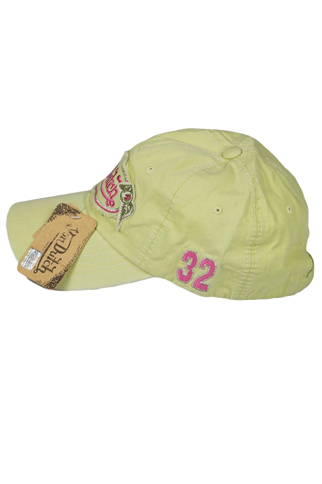 Кепка-бейсболка Von Dutch K-20 One size Салатовый (17851867) - фото 3