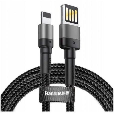 Кабель Baseus Cafule Cable USB for Lightning Special Edition 2.4 A 1 м Black - фото 3