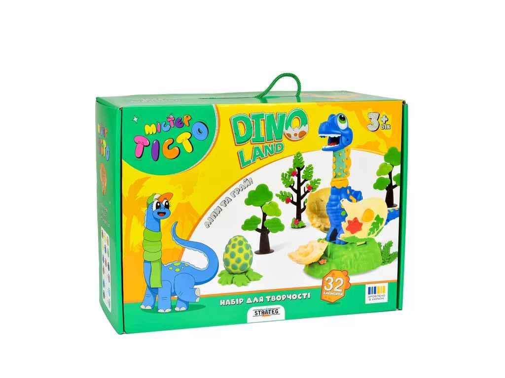 Набір для творчості STRATEG Містер тісто Dino Land (41035)