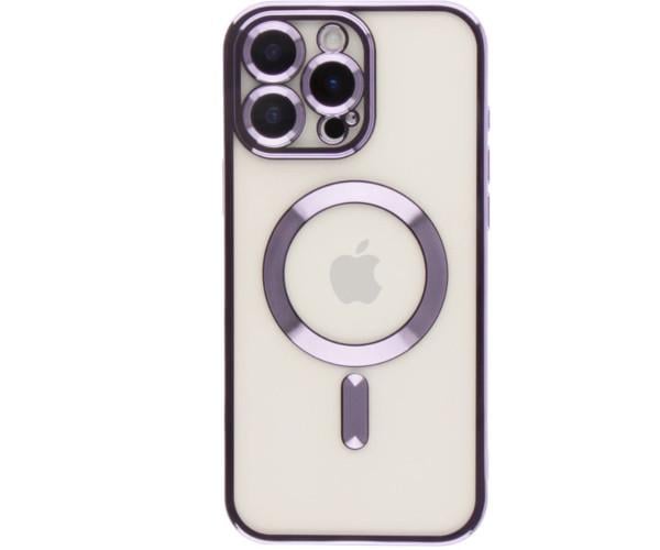 Чехол силиконовый Fashion Shining для iPhone 16 Pro Max с поддержкой беспроводной зарядки Фиолетовый Чехол силиконовый Fashion Shining для iPhone 16 Pro Max с поддержкой беспроводной зарядки Фиолетовый