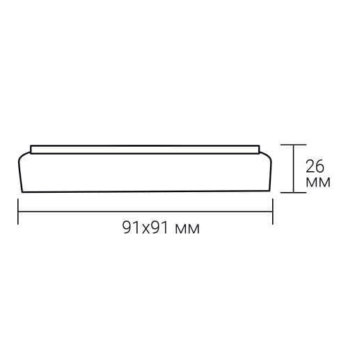 Светодиодный светильник накладной ARDERO AL808 6 Вт 5000K Белый (80621) - фото 3 Светодиодный светильник накладной ARDERO AL808 6 Вт 5000K Белый (80621) - фото 3